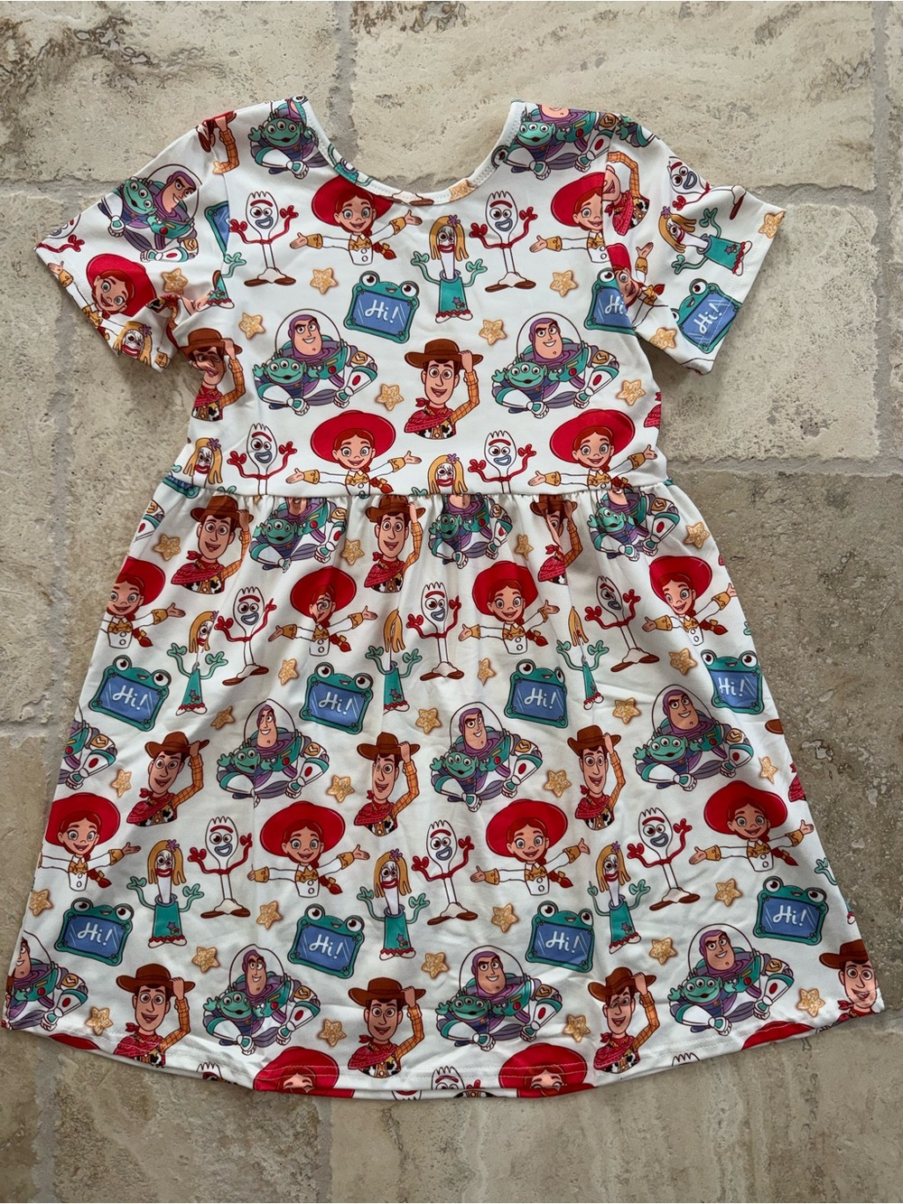 Toy Story 5 themed dress